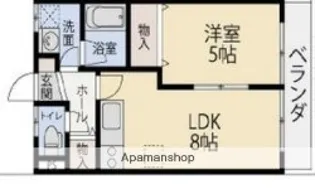 プレール横浜西谷【2階】の間取り
