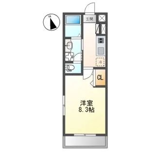 サザンクロス【2階】の間取り