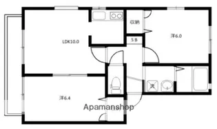 インベストメント高森Ⅱ【2階】の間取り