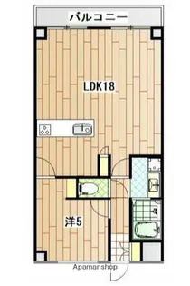 アンサンブル岸谷【1階】の間取り