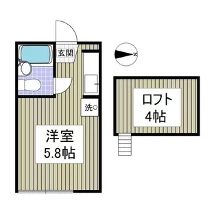 プラザ・ドゥ・ラモンド【1階】の間取り
