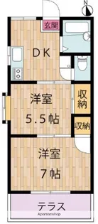 ライトハウス【1階】の間取り