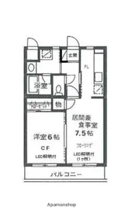 ミルトンキーンズ【2階】の間取り