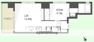 NEXUS鶴見【4階】の間取り