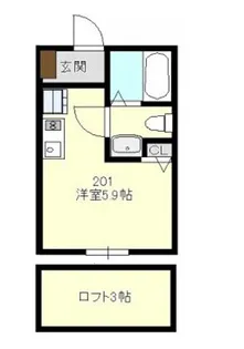 カーササラ【2階】の間取り