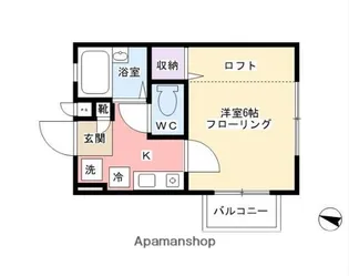 ハイツTOMIE【2階】の間取り