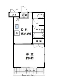 プレアデス新丸子【2階】の間取り