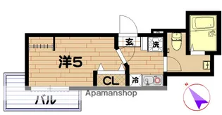 MS日吉ハイム【3階】の間取り