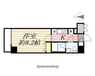 SHOKENRESIDENCE横浜WEST【3階】の間取り