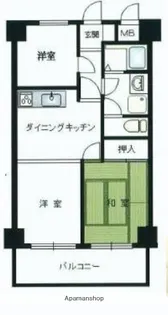 アーバンヒルズ横須賀中央【3階】の間取り