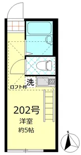 KKハウス羽田【2階】の間取り
