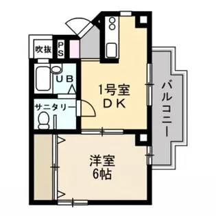 OKURAYAMAHILLS【2階】の間取り