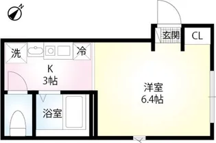 ポルトボヌール黄金町【1階】の間取り