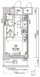 クラリッサ横浜フロード【5階】の間取り
