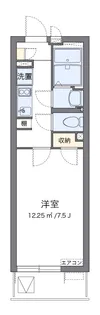 クレイノウィングコート川崎【2階】の間取り