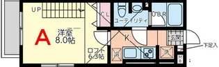 アルベルゴマーサ【108号室】の間取り