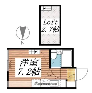 セブンハイツ【2階】の間取り