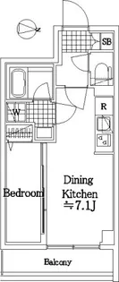 ラフィスタ蒲田南Ⅱ【4階】の間取り