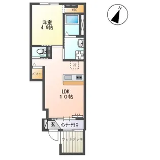 サンシャイン バン【1階】の間取り