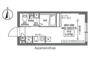 COCOCUBE川崎【3階】の間取り