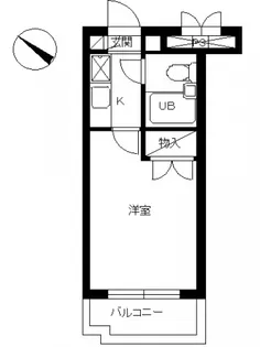 スカイコート相模原第6【306号室号室】の間取り