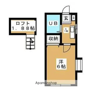 トライムパレス【202号室】の間取り