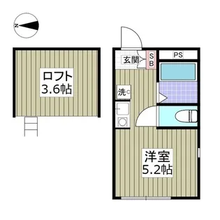 G・Aヒルズ金沢文庫【2階】の間取り