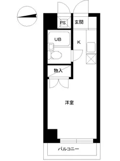 スカイコート保土ケ谷【104号室号室】の間取り