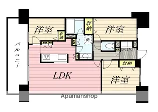 HF辻堂レジデンス【4階】の間取り