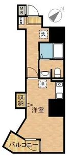 コートタワー新横浜【8階】の間取り