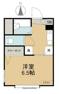 ベルメゾン菊名【203号室】の間取り