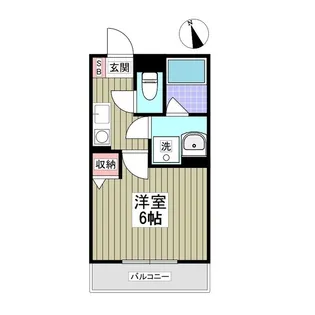 パルトネール東久保町【2階】の間取り