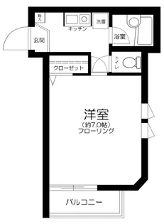 神奈川県横浜市南区六ツ川1丁目【アパート】の間取り