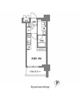 TLRレジデンス川崎大師【9階】の間取り