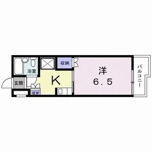 カーサ・ビアンカ【3階】の間取り