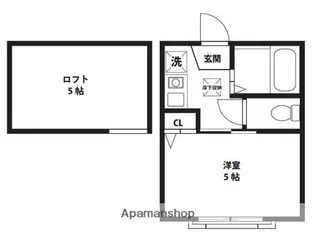GAヒルズ星川【1階】の間取り