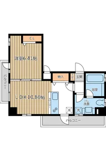 CITY SPIRE 上池台【5階】の間取り