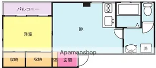 コーポ堀【2階】の間取り