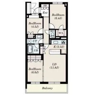SーFORT横浜青葉台【2階】の間取り