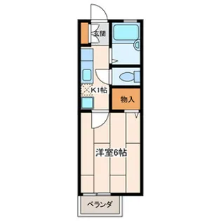 トーマス江川【2階】の間取り