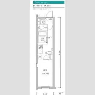 MAXIVBASIC蒲田【1階】の間取り