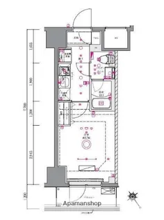 AZEST関内【11階】の間取り
