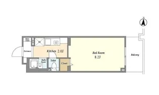 オーキッドレジデンス港北綱島アネックス【1階】の間取り