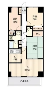 ガーデンシティ金沢文庫【0217号室】の間取り