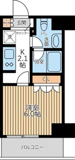 CITY LUX TOBE【10階】の間取り
