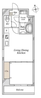 LOC’S YOKOHAMA BAYSIDE【0508号室】の間取り