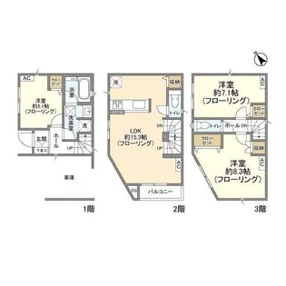 神奈川県川崎市川崎区四谷下町【一戸建】の間取り