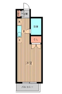 美山コーポ向ヶ丘【0110号室】の間取り