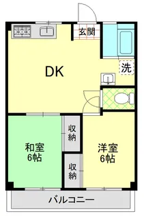 ステート新杉田【5階】の間取り