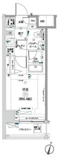 LA DOUCEUR吉野町【7階】の間取り